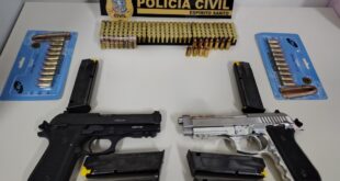Polícia Civil apreende armas e munições ilegais em Mantenópolis
