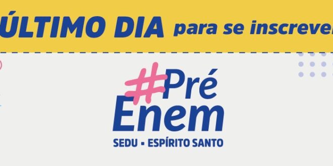 Inscrições para curso Pré-Enem terminam nesta quinta-feira (27)