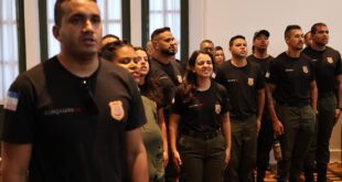 Solenidade marca o ingresso de 333 novos policiais penais no sistema prisional do Estado