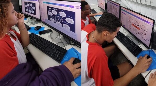 Estudantes do curso técnico em Redes de Computadores vivenciam aula prática sobre computação em nuvem