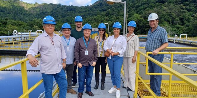 Cesan recebe visita às estações de água e esgoto e destaca a importância dos processos de saneamento no Espírito Santo – CESAN