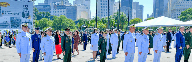 Ministro da Defesa destaca coragem e sacrifício dos combatentes da Segunda Guerra em cerimônia do Dia da Vitória