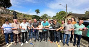 Governo do Estado entrega obra de recapeamento em Marilândia
