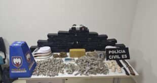 Polícia realiza maior apreensão de drogas da história de Vila Valério