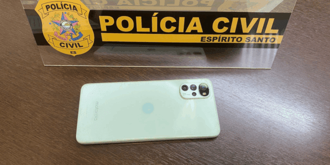 Polícia Civil recupera aparelho celular roubado em Vitória