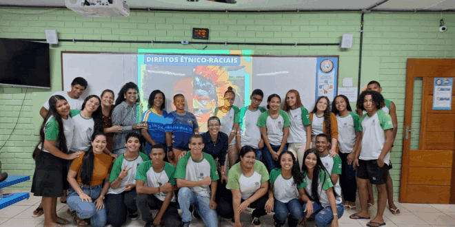Escola de Alegre promove palestra sobre Educação Étnico-Racial com foco na valorização das identidades e no combate ao racismo