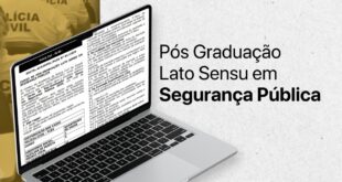 Acadepol prorroga inscrições para curso de pós-graduação em Segurança Pública