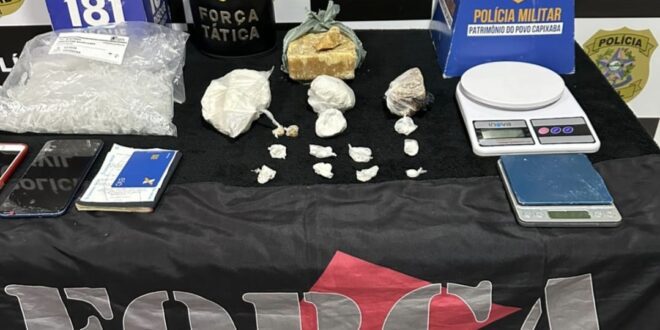 Polícia Civil prende suspeito de tráfico de drogas durante operação em Ponto Belo
