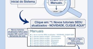 Sedu lança novos tutoriais do Sistema SEGES