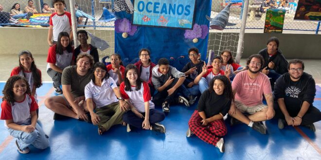 Estudantes de Linhares promovem reflexão ambiental por meio de projeto interdisciplinar