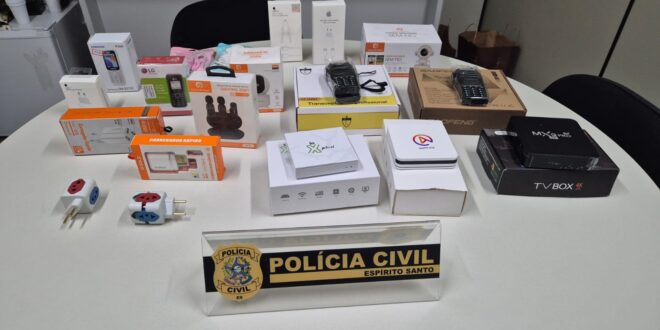 Operação conjunta apreende mais de 40 mil produtos falsificados no Centro de Vitória