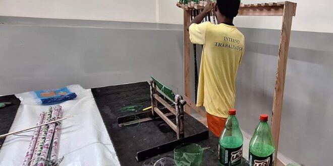 Parceria entre Sedu e Sejus arrecada mais de 60 mil garrafas pet para projeto de ressocialização