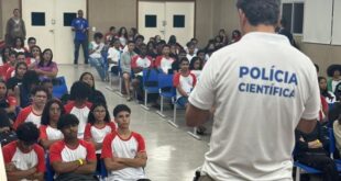 Estudantes vivenciam prática investigativa com apoio da Polícia Científica em projeto interdisciplinar