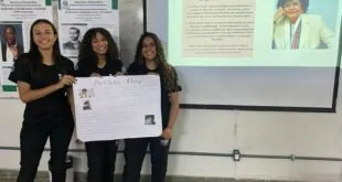 Imagem de divulgação do projeto sobre mulheres na filosofia em escola estadual de São Mateus
