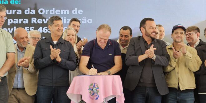 Governo do Estado autoriza obras de revitalização de rodovia em Domingos Martins
