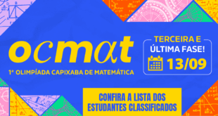 Sedu publica lista dos classificados para a terceira fase da OCMAT