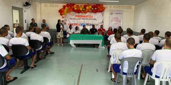 Sistema prisional conta com novas turmas de Informática Básica