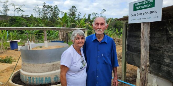 Agricultores de Linhares transformam esterco em gás e fertilizante com biodigestores sertanejos