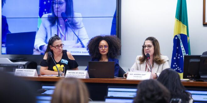 Rogéria Santos coordena audiência pública sobre proteção infantil no ambiente digital