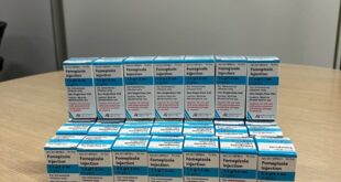 Espírito Santo recebe ampolas do antídoto contra metanol