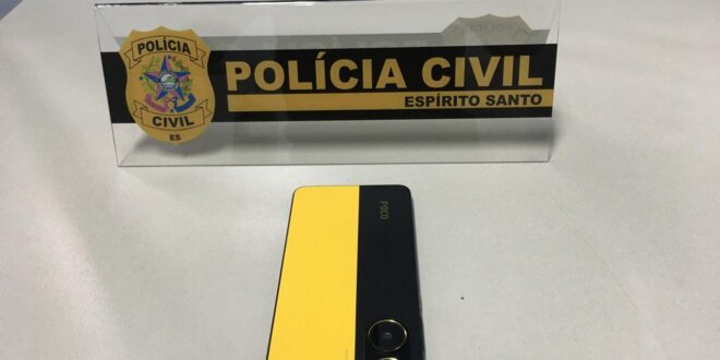 Delegacia de Polícia de Guaçuí recupera celular furtado durante a madrugada