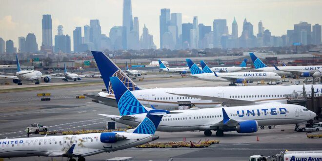 Boletim informativo de política da Fox News: gráficos mostram interrupções no aeroporto