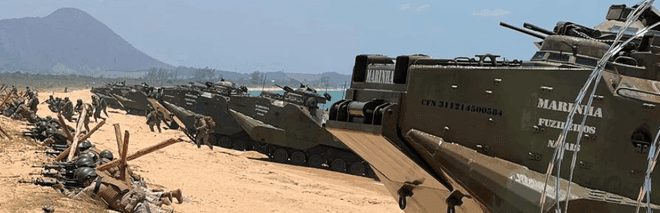 Defesa coordena etapa anfíbia da Operação Atlas 2025 com 3.400 militares e observadores internacionais