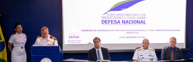 Excelência acadêmica: MD e Capes destacam as melhores teses sobre Defesa Nacional