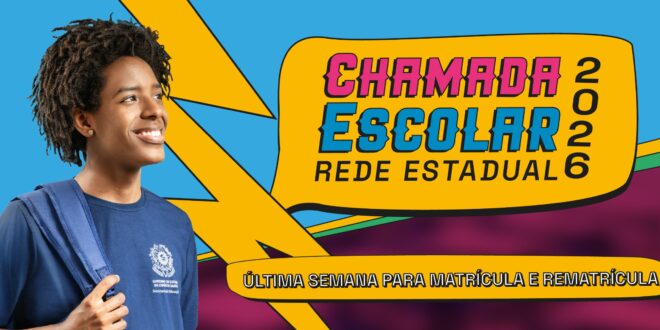 Última semana para solicitar vagas na Rede Estadual