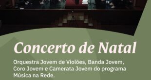 Sedu realiza Concerto de Natal do Programa Música na Rede no Theatro Carlos Gomes