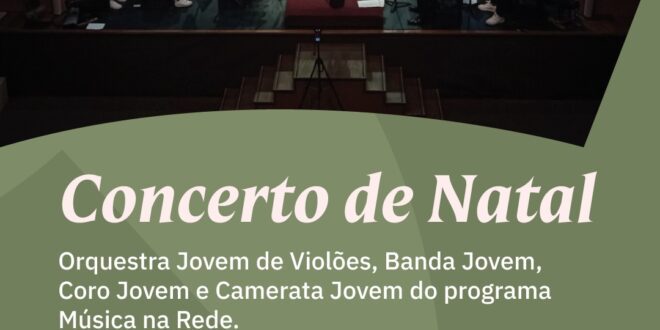 Sedu realiza Concerto de Natal do Programa Música na Rede no Theatro Carlos Gomes