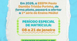 Governo do Estado amplia oferta de Ensino Médio em escola estadual de Linhares