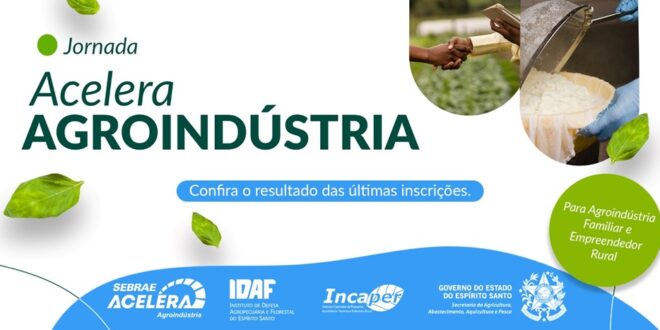 Seag divulga resultado final do Programa Acelera Agroindústria para inscrições de setembro e outubro de 2025