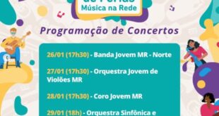VIII Festival de Férias Música na Rede reúne estudantes e professores da Rede Estadual