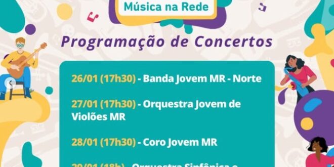 VIII Festival de Férias Música na Rede reúne estudantes e professores da Rede Estadual