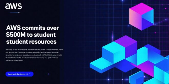 Estudante acessando o AWS Builder Center em computador para verificar bolsa e desbloquear benefícios
