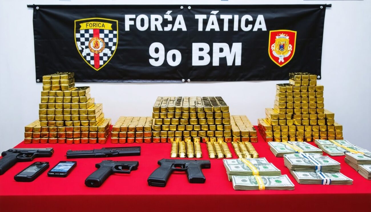 Policiais em operação contra drogas e armas nas ruas de Cachoeiro de Itapemirim