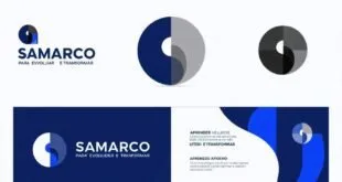 Gráfico de crescimento das vendas da Samarco com linha ascendente representando aumento de 23%