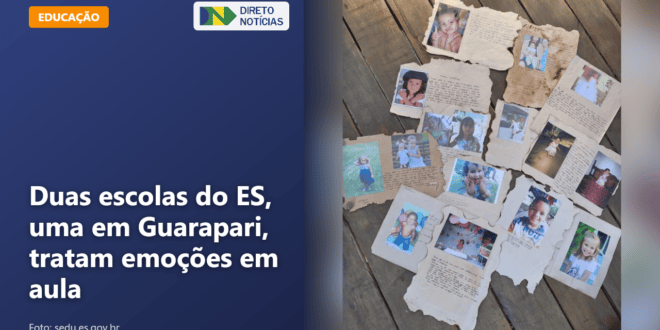 Duas escolas do ES, uma em Guarapari, tratam emoções em aula — Direto Notícias