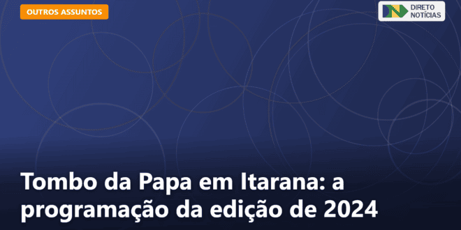 Tombo da Papa em Itarana: a programação da edição de 2024 — Direto Notícias