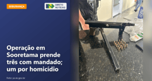 Operação em Sooretama prende três com mandado; um por homicídio — Direto Notícias