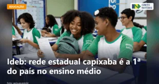 Ideb: rede estadual capixaba é a 1ª do país no ensino médio — Direto Notícias