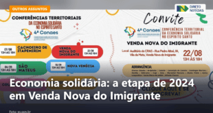 Economia solidária: a etapa de 2024 em Venda Nova do Imigrante — Direto Notícias