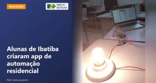 Alunas de Ibatiba criaram app de automação residencial — Direto Notícias