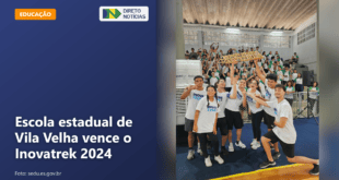 Escola estadual de Vila Velha vence o Inovatrek 2024 — Direto Notícias