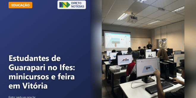 Estudantes de Guarapari no Ifes: minicursos e feira em Vitória — Direto Notícias