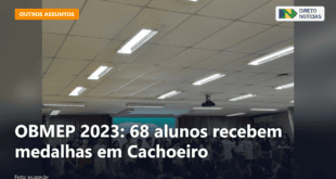 OBMEP 2023: 68 alunos recebem medalhas em Cachoeiro — Direto Notícias
