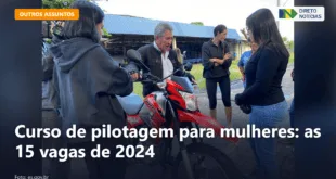 Curso de pilotagem para mulheres: as 15 vagas de 2024 — Direto Notícias