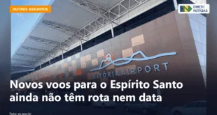 Novos voos para o Espírito Santo ainda não têm rota nem data — Direto Notícias