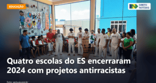 Quatro escolas do ES encerraram 2024 com projetos antirracistas — Direto Notícias